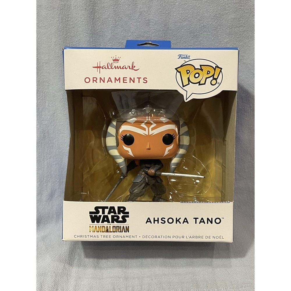NEW Walt Disney Star Wars Hallmark Ornaments Funko Pop! Mandalorian‎ Ahsoka